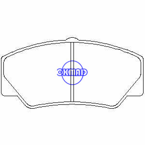 FORD TRANSIT Plataforma/Chasis Autobús Van Pastilla de freno OEM:5023486 FDB450 GDB349 WVA:21141, FF450